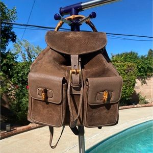 Gucci Bamboo Backpack